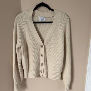 Old Navy Women's Beige Button-Up Cardigan, XS